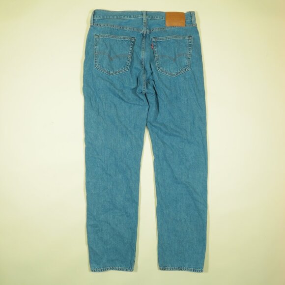 Levis 505 Selvedge Jeans Mens 34 Blue Straight Fit Premium Denim - Picture 3 of 8